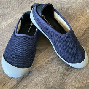 Mahabis Summer Womens Size Eu 36 US 6 Navy Blue Slippers Rubber Soles